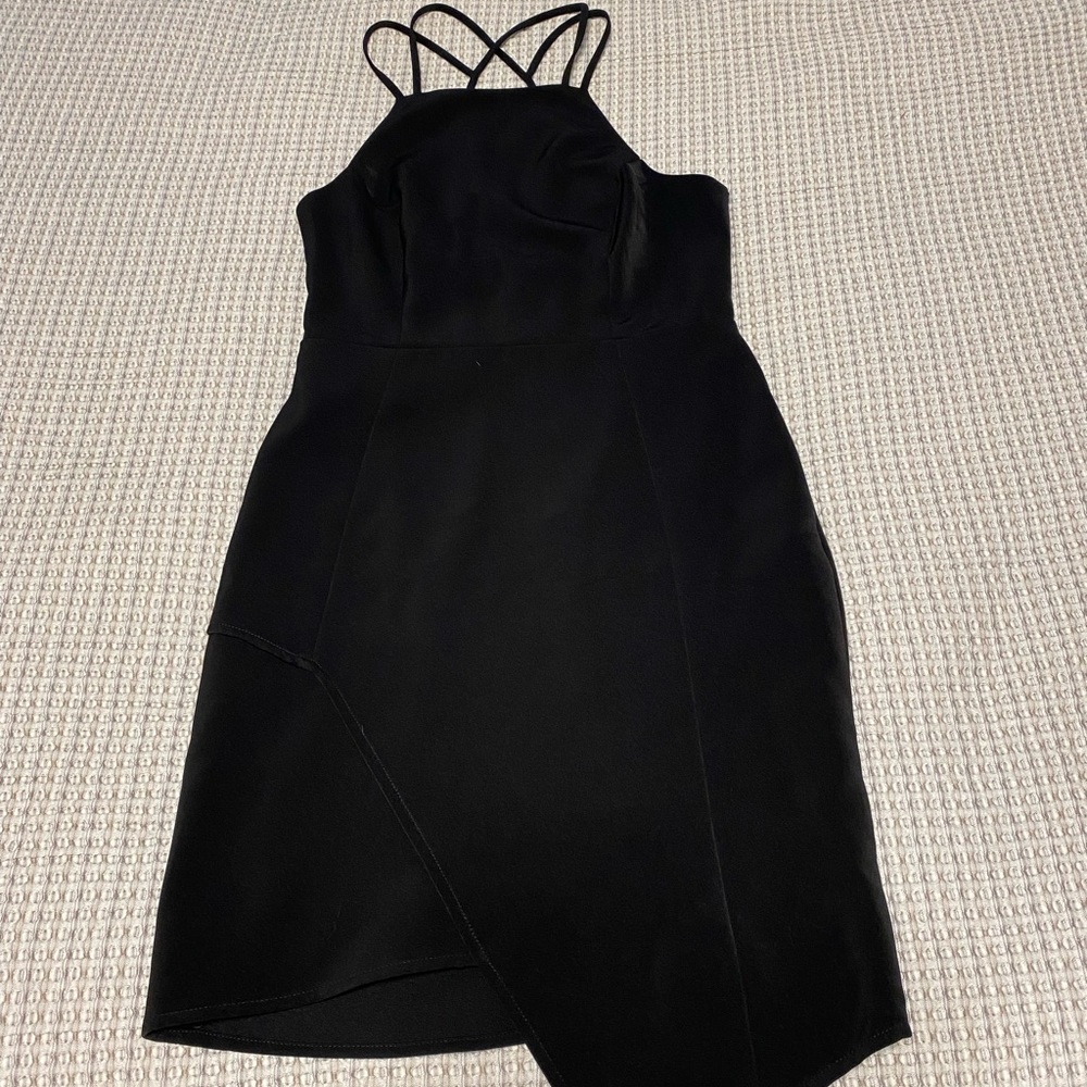 Express Black Strappy Dress
